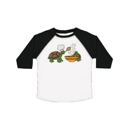 Inktastic Cute Turtle Chefs Making Soup Gift Toddler Boy or Toddler Girl T-Shirt