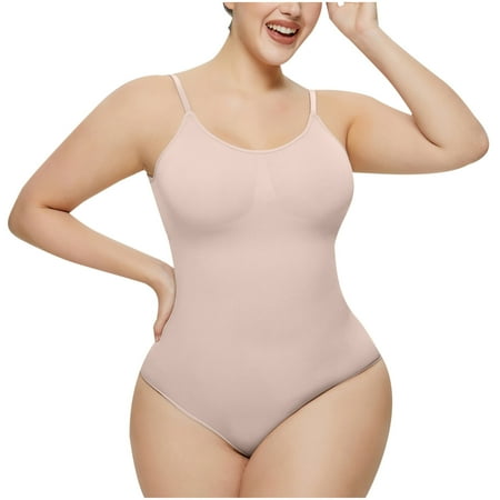 Lovskoo One Piece Body Shaper for Women Short Sleeve Erogenous Cultivate Solid Color Trendy Tight Fitting Jumpsuit Shapewear Bodysuit Beige
Lovskoo One Piece Body Shaper for Women Short Sleeve Erogenous Cultivate Solid Color Trendy Tight Fitting Jumpsuit Shapewear Bodysuit Beige