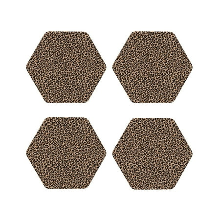 Tideii Brown Leopard for Leather Coasters 4 Pieces Anti-fouling and Anti-scalding Decorative Coasters Suitable for Restaurants Kitchens Coffee Shops-Hexagon
Tideii Brown Leopard for Leather Coasters 4 Pieces Anti-fouling and Anti-scalding Decorative Coasters Suitable for Restaurants Kitchens Coffee Shops-Hexagon