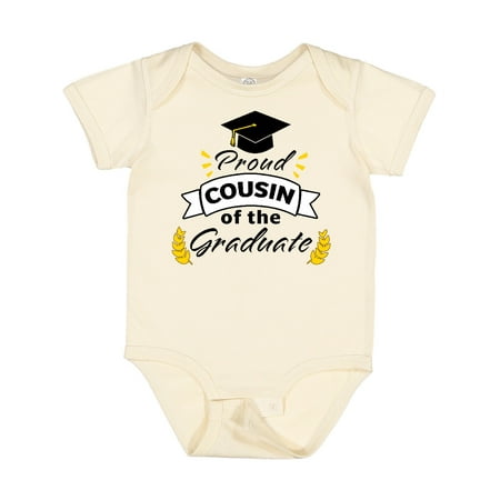Inktastic Proud Cousin of the Graduate-Family Graduation Gift Baby Boy or Baby Girl Bodysuit
Inktastic Proud Cousin of the Graduate-Family Graduation Gift Baby Boy or Baby Girl Bodysuit