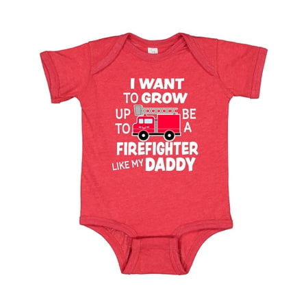 Inktastic I Want To Grow up To Be a Firefighter Like My Daddy Gift Baby Boy or Baby Girl Bodysuit
Inktastic I Want To Grow up To Be a Firefighter Like My Daddy Gift Baby Boy or Baby Girl Bodysuit