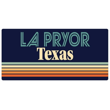 La Pryor Texas 5 x 2.5-Inch Fridge Magnet Retro Design