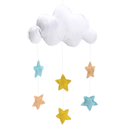 Cloud Love Heart Baby Nursery Mobile Wall Hanging Decor Shower Gift White