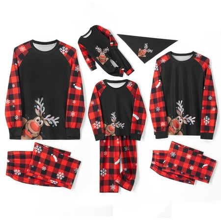 Christmas Pajamas for Family Xmas Pajamas Matching Sets Holiday Sleepwear for Couples Kids Dogs
