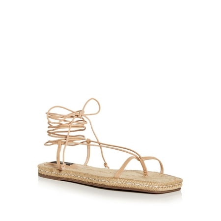 AQUA Womens Beige Thong Ankle Strap Square Toe Lace-Up Leather Espadrille Shoes 6 B
AQUA Womens Beige Thong Ankle Strap Square Toe Lace-Up Leather Espadrille Shoes 6 B