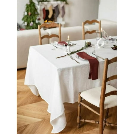 100%Linen Tablecloth Natural Material Strong Comfortable Dust-Proof Table Cover for Wedding Party Birthday Coffee Table Decor Yening Yening
100%Linen Tablecloth Natural Material Strong Comfortable Dust-Proof Table Cover for Wedding Party Birthday Coffee Table Decor Yening Yening