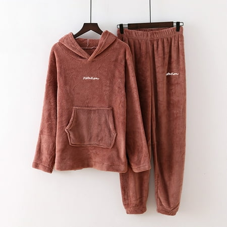 Medcursor Women And Men Cute Pajamas Sets Velvet 2 Pieces Sleepwear Suit Hoodies Sweatshirt Sweatpants Solid Nightwear Homewear Suit
Medcursor Women And Men Cute Pajamas Sets Velvet 2 Pieces Sleepwear Suit Hoodies Sweatshirt Sweatpants Solid Nightwear Homewear Suit