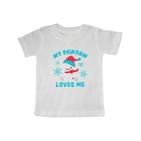 Inktastic Polar Bear My Pawpaw Loves Me in Santa Hat with Snowflakes Gift Baby Boy or Baby Girl T-Shirt
Inktastic Polar Bear My Pawpaw Loves Me in Santa Hat with Snowflakes Gift Baby Boy or Baby Girl T-Shirt