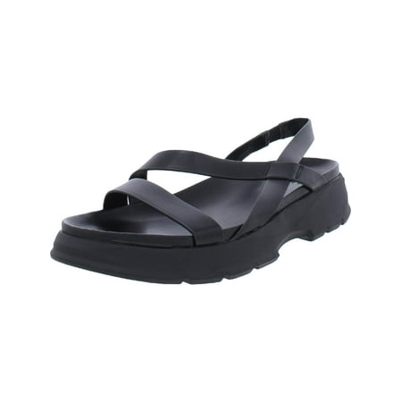 Naturalizer Womens Jubalee Faux Leather Slip On Slingback Sandals