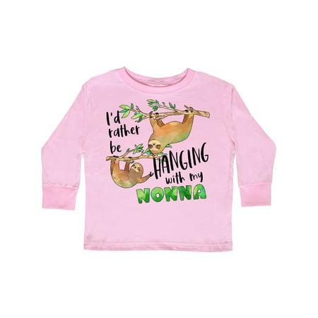 Inktastic Id Rather Be Hanging with my Nonna- Cute Sloths Gift Toddler Boy or Toddler Girl Long Sleeve T-Shirt
Inktastic Id Rather Be Hanging with my Nonna- Cute Sloths Gift Toddler Boy or Toddler Girl Long Sleeve T-Shirt