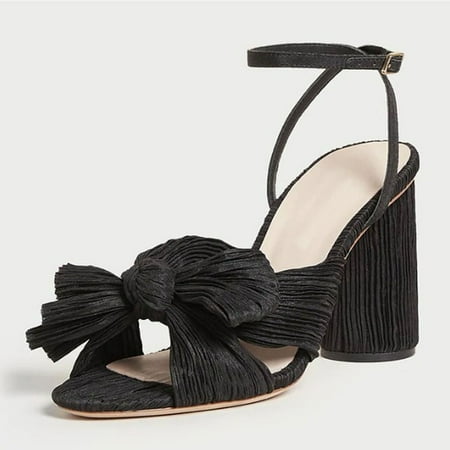 2022 New Fashion Summer Solid Sandals High Chunky Heels Open Toe Big Size 43 Butterfly Knot Elegant Weeding Party Women Shoes
2022 New Fashion Summer Solid Sandals High Chunky Heels Open Toe Big Size 43 Butterfly Knot Elegant Weeding Party Women Shoes