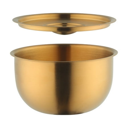 

Meizhencang Rice Bowls Anti-Scalding Multi-purpose Heart-resistant Korean Style Stainless Steel Bowls for Kitchen