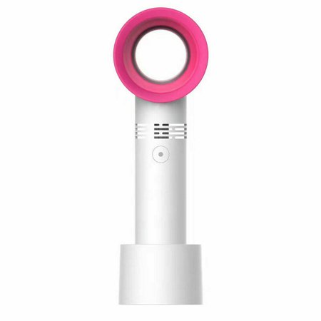 360° Portable Bladeless Hand Held Cooler Mini USB Rechargeable No Leaf Desk Fan
360° Portable Bladeless Hand Held Cooler Mini USB Rechargeable No Leaf Desk Fan
