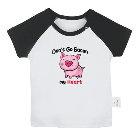 Don t Go Bacon My Heart Funny T shirt For Baby Newborn Babies T-shirts Infant Tops 0-24M Kids Graphic Tees Clothing (Short Black Raglan T-shirt 0-6 Months)
Don t Go Bacon My Heart Funny T shirt For Baby Newborn Babies T-shirts Infant Tops 0-24M Kids Graphic Tees Clothing (Short Black Raglan T-shirt 0-6 Months)