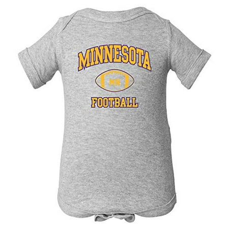Minnesota Classic Football Arch - American Football Team Sports Infant Creeper - Newborn - Heather Grey
Minnesota Classic Football Arch - American Football Team Sports Infant Creeper - Newborn - Heather Grey