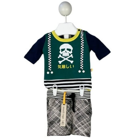 Pre-Owned My Little Outfit Shirt Onesie and Shorts 6-12 Months