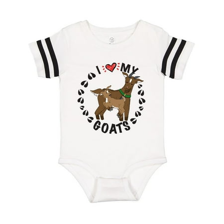 Inktastic I Heart My Goats with Cute Goats and Hoof Prints Gift Baby Boy or Baby Girl Bodysuit
Inktastic I Heart My Goats with Cute Goats and Hoof Prints Gift Baby Boy or Baby Girl Bodysuit