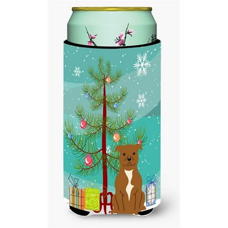 Merry Christmas Tree Staffordshire Bull Terrier Brown Tall Boy Beverage Insulator Hugger
Merry Christmas Tree Staffordshire Bull Terrier Brown Tall Boy Beverage Insulator Hugger