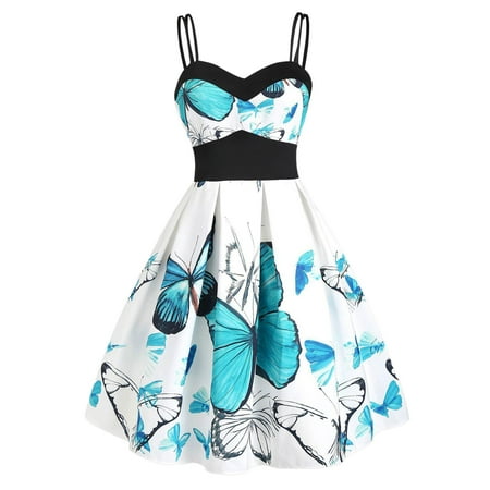 cllios Fashion Women Sleeveless V-Neck Butterfly Print Ladies Camis Zipper Dress for Women 2022
cllios Fashion Women Sleeveless V-Neck Butterfly Print Ladies Camis Zipper Dress for Women 2022