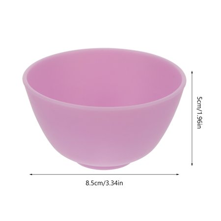 5pcs Mini Silicone Mask Bowls Condiment Bowls and 10pcs Makeup Spatulas