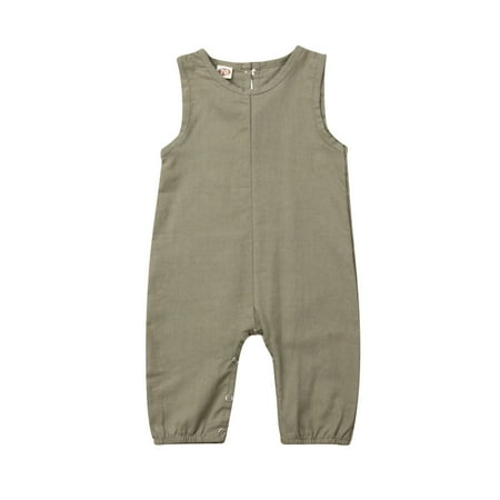 Canrulo Summer Infant Baby Boy Girl Romper Jumpsuit Sleeveless Bodysuit Playsuit Clothes Green 6-12 Months
Canrulo Summer Infant Baby Boy Girl Romper Jumpsuit Sleeveless Bodysuit Playsuit Clothes Green 6-12 Months