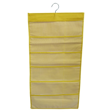 ZHENYEMEI Hanging Closet Organizer 2-Sided Mesh Pockets Wardrobe Storage Bag Pouch for Underwear Bra Socks 30 Grid Yellow
ZHENYEMEI Hanging Closet Organizer 2-Sided Mesh Pockets Wardrobe Storage Bag Pouch for Underwear Bra Socks 30 Grid Yellow