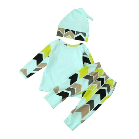 Baby Suit Geometric Pattern Long Sleeve Round Neck T-Shirt Trousers Hat 3PCS Set Kids Child Clothing Streetwear Dailywear Outwear
Baby Suit Geometric Pattern Long Sleeve Round Neck T-Shirt Trousers Hat 3PCS Set Kids Child Clothing Streetwear Dailywear Outwear