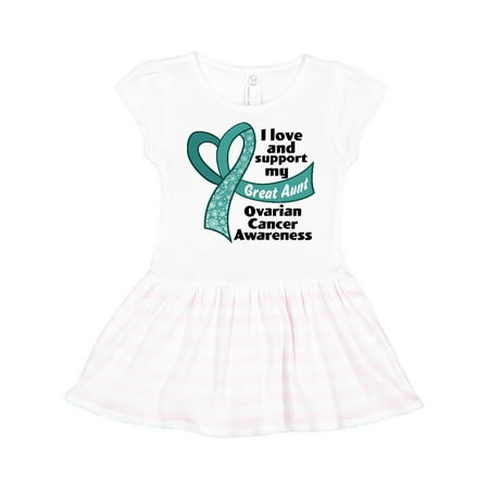 Inktastic Ovarian Cancer Awareness I Love and Support My Great Aunt Gift Toddler Girl Dress
Inktastic Ovarian Cancer Awareness I Love and Support My Great Aunt Gift Toddler Girl Dress