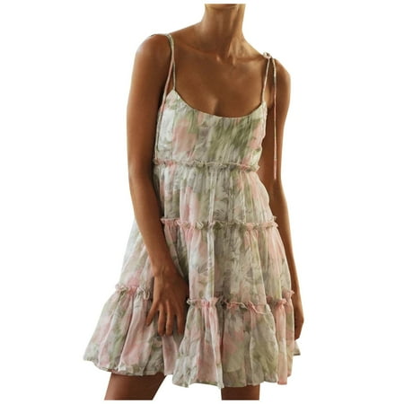 Paptzroi Comfortable Mesh Dress Women s Beach Floral Resort Casual Halter Small Women s Dress Womens Dress Tops Chiffon Maternity Dresses for Women Midi Dress Lace Toddler Tunic Dress Women Casual Sh
Paptzroi Comfortable Mesh Dress Women s Beach Floral Resort Casual Halter Small Women s Dress Womens Dress Tops Chiffon Maternity Dresses for Women Midi Dress Lace Toddler Tunic Dress Women Casual Sh