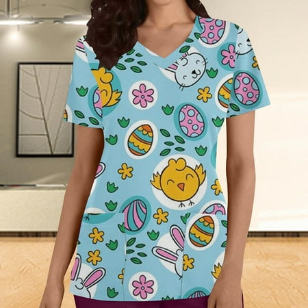 Kayannuo Print Nursing Uniforms Scrub for Women Clearance Short Sleeves Women Scrubs Tops Fashion Woman V-Neck Printing Blouse Causal Pullover Pockets Tops
Kayannuo Print Nursing Uniforms Scrub for Women Clearance Short Sleeves Women Scrubs Tops Fashion Woman V-Neck Printing Blouse Causal Pullover Pockets Tops