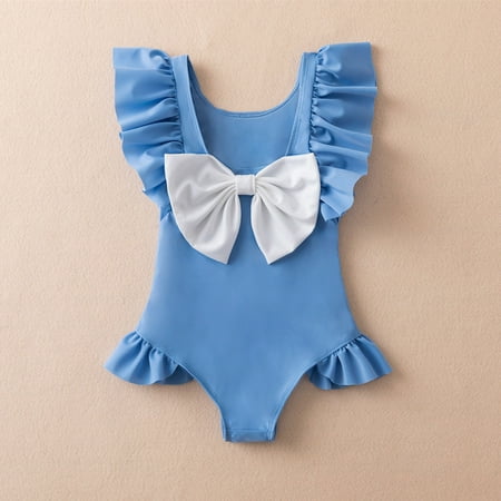 Lilgiuy Toddler Baby Girls Summer Swimwear Beach Solid Color Cute Princess Bow Ruffles One-Piece Swimsuit
Lilgiuy Toddler Baby Girls Summer Swimwear Beach Solid Color Cute Princess Bow Ruffles One-Piece Swimsuit