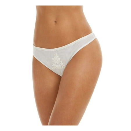 INC Intimates Ivory Cotton Blend Thong Underwear XXL