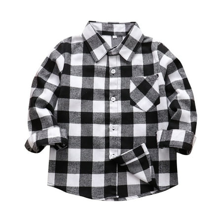 BIZIZA Infant Baby Shirts Plaid Button Up Cotton Long Sleeve Pockets Turndown Collar for Kids Chlid Tops Light Gray 100
BIZIZA Infant Baby Shirts Plaid Button Up Cotton Long Sleeve Pockets Turndown Collar for Kids Chlid Tops Light Gray 100
