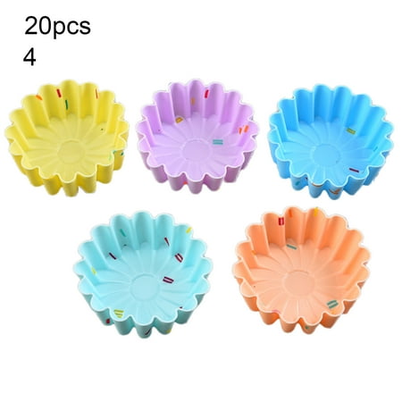 20Pcs Non-stick Silicone Muffin Cup Mold No Odor Party Birthday Muffin Cake Mold Kitchen Tool Gold Silicone
20Pcs Non-stick Silicone Muffin Cup Mold No Odor Party Birthday Muffin Cake Mold Kitchen Tool Gold Silicone