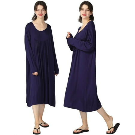 Women Plus Size Loungewear Long Sleeve Shirt Crew Neck Solid Color Pajamas Soft And Comfortable Long Homewear 3XL-7XL
Women Plus Size Loungewear Long Sleeve Shirt Crew Neck Solid Color Pajamas Soft And Comfortable Long Homewear 3XL-7XL