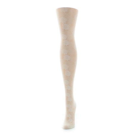 MeMoi Flower Bunches Sheer Tights - Girls - Female