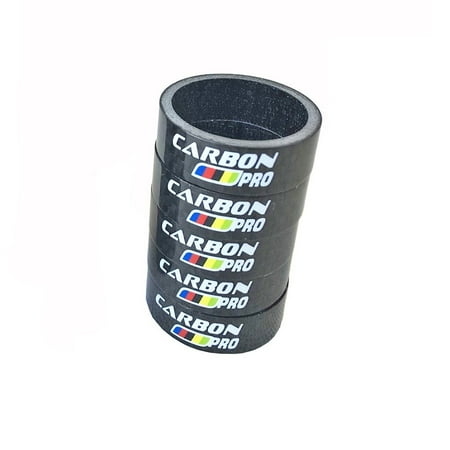 28.6mm Headset Spacer Stem Washers Carbon Fiber 3K MTB Road Bike Durable