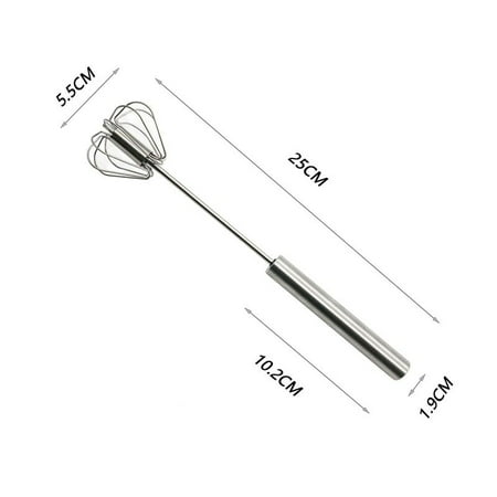 Semi-Automatic Mixer Egg Beater Manual Self Turning 304 Stainless Steel Whisk Hand Blender Egg Cream Stirring Kitchen Tool
Semi-Automatic Mixer Egg Beater Manual Self Turning 304 Stainless Steel Whisk Hand Blender Egg Cream Stirring Kitchen Tool