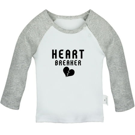 Heartbreaker Funny T shirt For Baby Newborn Babies T-shirts Infant Tops 0-24M Kids Graphic Tees Clothing (Long Gray Raglan T-shirt 12-18 Months)
Heartbreaker Funny T shirt For Baby Newborn Babies T-shirts Infant Tops 0-24M Kids Graphic Tees Clothing (Long Gray Raglan T-shirt 12-18 Months)