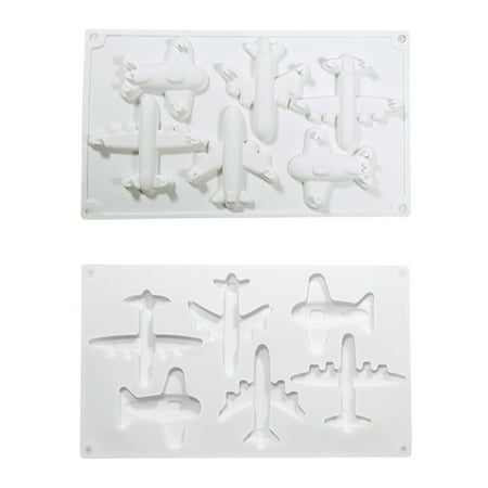 6 in a Row DIY Aircraft Shape Cake Mould Non-stick Practical Dishwasher Safe Tray for Home Kitchen Cooking Tool
6 in a Row DIY Aircraft Shape Cake Mould Non-stick Practical Dishwasher Safe Tray for Home Kitchen Cooking Tool