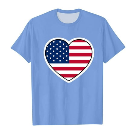 Toddler Girls Shirts Clearance Light Blue-C Summer Toddler Boys Girls Independence Day Short Sleeve Prints T Shirt Tops Clothes 160
Toddler Girls Shirts Clearance Light Blue-C Summer Toddler Boys Girls Independence Day Short Sleeve Prints T Shirt Tops Clothes 160