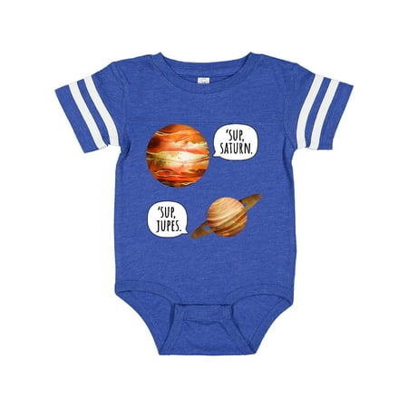Inktastic Jupiter and Saturn Space Humor Sup Saturn Sup Jupes Gift Baby Boy or Baby Girl Bodysuit
Inktastic Jupiter and Saturn Space Humor Sup Saturn Sup Jupes Gift Baby Boy or Baby Girl Bodysuit
