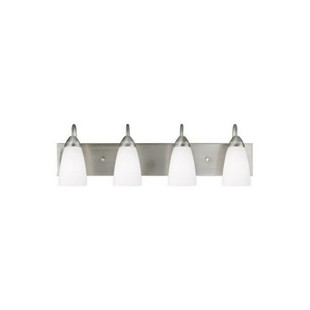 9.5W Four Light Bath Vanity Brushed Nickel Incandescent Bailey Street Home 73-Bel-2755438
9.5W Four Light Bath Vanity Brushed Nickel Incandescent Bailey Street Home 73-Bel-2755438