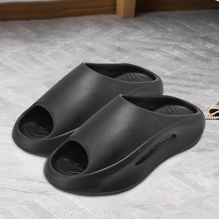 EVA Sandals Open Toe Sandals Indoor Comfort Thick Platform Bathroom Nonslip Pair Black 36 37
EVA Sandals Open Toe Sandals Indoor Comfort Thick Platform Bathroom Nonslip Pair Black 36 37