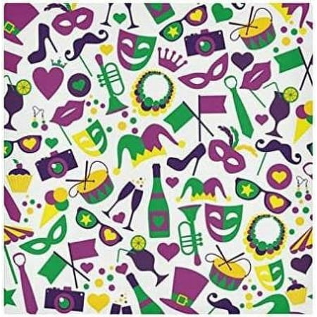 Hyjoy Mardi Gras Cloth Napkins 1 Pack Oversized Washable Reusable Polyester Dinner Table Napkins for Family Restaurant Party Decor 20 x 20 Inch
Hyjoy Mardi Gras Cloth Napkins 1 Pack Oversized Washable Reusable Polyester Dinner Table Napkins for Family Restaurant Party Decor 20 x 20 Inch