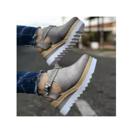Ymiytan Women Solid Color Flat Sandals Round Toe Casual Breathable Sandals Shoes
Ymiytan Women Solid Color Flat Sandals Round Toe Casual Breathable Sandals Shoes
