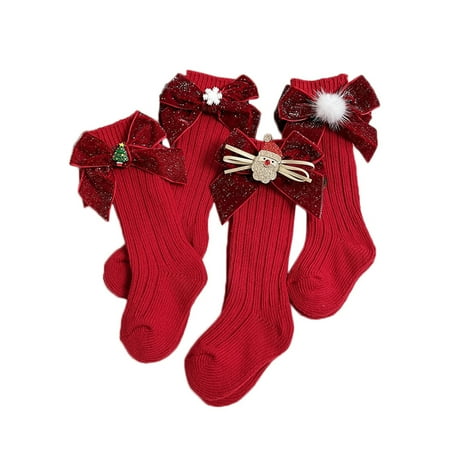 Girls Christmas Socks Knitting Leg Warmers Cartoon Snowflake/ Santa/ Ball/ Tree/ Hat/ Bell Elastic Slimming Casual Gift
Girls Christmas Socks Knitting Leg Warmers Cartoon Snowflake/ Santa/ Ball/ Tree/ Hat/ Bell Elastic Slimming Casual Gift