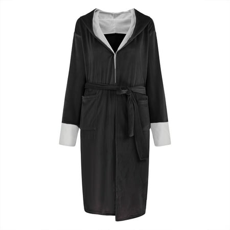 Robes Clearance Unisex Winter Women Lengthened Plush Shawl Bathrobe Long Sleeve Robe Hooded Coat
Robes Clearance Unisex Winter Women Lengthened Plush Shawl Bathrobe Long Sleeve Robe Hooded Coat