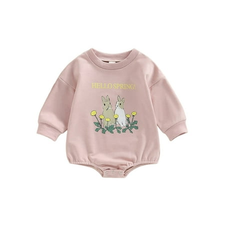 Avamo Newborn Bodysuit One Piece Romper Long Sleeve Jumpsuit Party Casual Playsuit Baggy Crew Neck Pink 70cm
Avamo Newborn Bodysuit One Piece Romper Long Sleeve Jumpsuit Party Casual Playsuit Baggy Crew Neck Pink 70cm