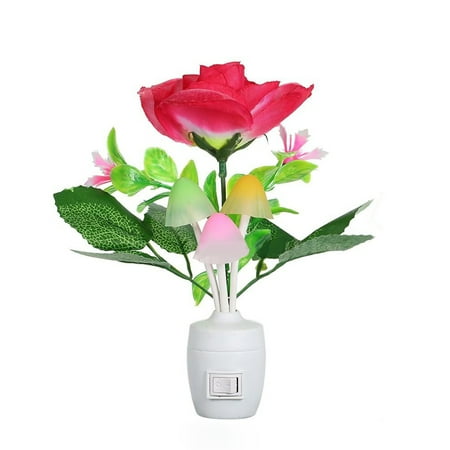 Mpeace LED Flower Vase Potted Wall Plug-in Light Sensor Color Changing Night Lamp Decor
Mpeace LED Flower Vase Potted Wall Plug-in Light Sensor Color Changing Night Lamp Decor
